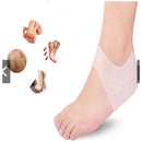 3 Pares Meia Palmilha Silicone Gel Ortopédica Calcanhar Esporão Cor Da Pele