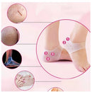 3 Pares Meia Palmilha Silicone Gel Ortopédica Calcanhar Esporão Cor Da Pele