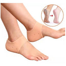 3 Pares Meia Palmilha Silicone Gel Ortopédica Calcanhar Esporão Cor Da Pele