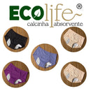 ECOLIFE® Kit Calcinhas Absorventes - Frete Grátis