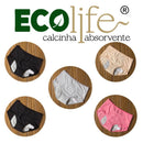 ECOLIFE® Kit Calcinhas Absorventes - Frete Grátis