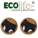 ECOLIFE® Kit Calcinhas Absorventes - Frete Grátis