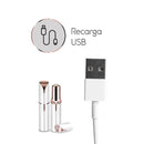 Depilador Elétrico Batom Indolor Portátil Facial Touch  Removedor de Pêlos Indesejados Recarregável