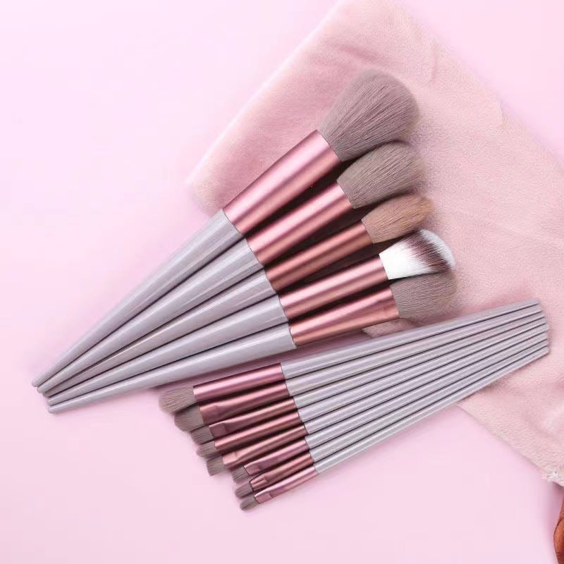 Kit 13 Pçs Pincéis De Maquiagem Contorno Kabuki Profissional
