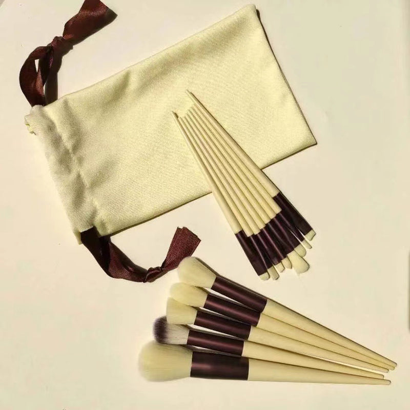Kit 13 Pçs Pincéis De Maquiagem Contorno Kabuki Profissional