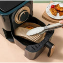 Forma De Airfryer Descartável Redondo Antiaderente Para Cozimento Papel Fritadeira