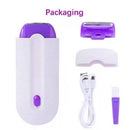 Depilador Removedor De Pelos Facial e Corporal Sem fio Recarregável