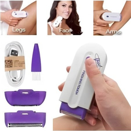 Depilador Removedor De Pelos Facial e Corporal Sem fio Recarregável