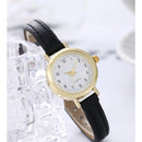 Relógio Feminino Pulseira de Couro Sintético Elegante e Fashion