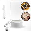 Luminaria Led Escrever De Caneta Lousa Quadro Mesa Anotacoes