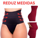 Kit 2 Calcinha Cinta Modeladora Alta Plus size Pós Parto Seca Barriga Cinta