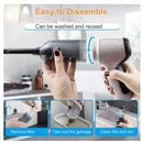 Aspirador e Soprador Portátil 5 em 1 - Alta Potência e Multifuncional para Limpeza Completa