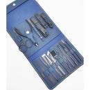 KIT 16 Pçs/Set Professional Aço Inoxidável Cutícula Nippers Cortador De Unhas Ferramentas