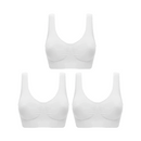 Kit Sutiã Top Comfort Plus Sem Bojo 3 Unidades